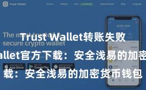 Trust Wallet转账失败 Trust Wallet官方下载：安全浅易的加密货币钱包